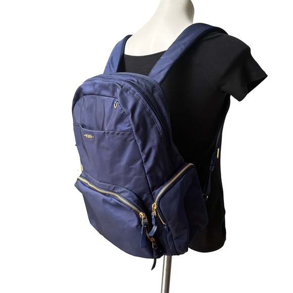 Tumi Voyageur Calais Navy Backpack (missing ID Tag) - Picture 8 of 15